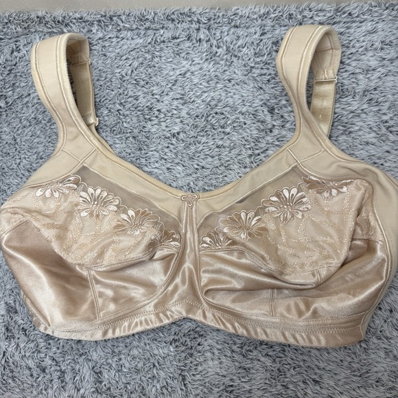 Lot Of 4 Wireless Wire Free Bras Various Colors (2 Glamorise brand) Sz 40G - Picture 9 of 15